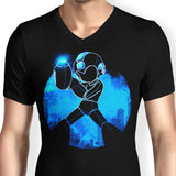 Blue Bomber Orb - Men's V-Neck