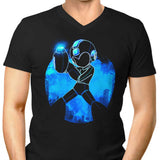 Blue Bomber Orb - Men's V-Neck