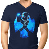 Blue Bomber Orb - Men's V-Neck