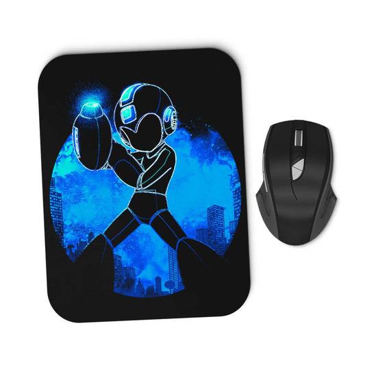 Blue Bomber Orb - Mousepad