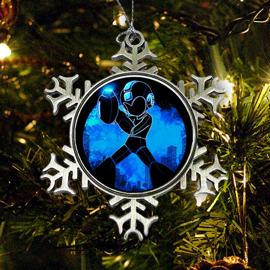 Blue Bomber Orb - Ornament