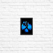 Blue Bomber Orb - Posters & Prints