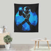 Blue Bomber Orb - Wall Tapestry