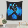 Blue Bomber Orb - Wall Tapestry