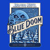 Blue Doom - Throw Pillow