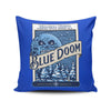 Blue Doom - Throw Pillow