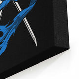 Blue Fury - Canvas Print