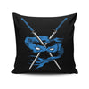 Blue Fury - Throw Pillow