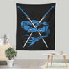 Blue Fury - Wall Tapestry