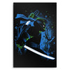 Blue Leader Ninja - Metal Print