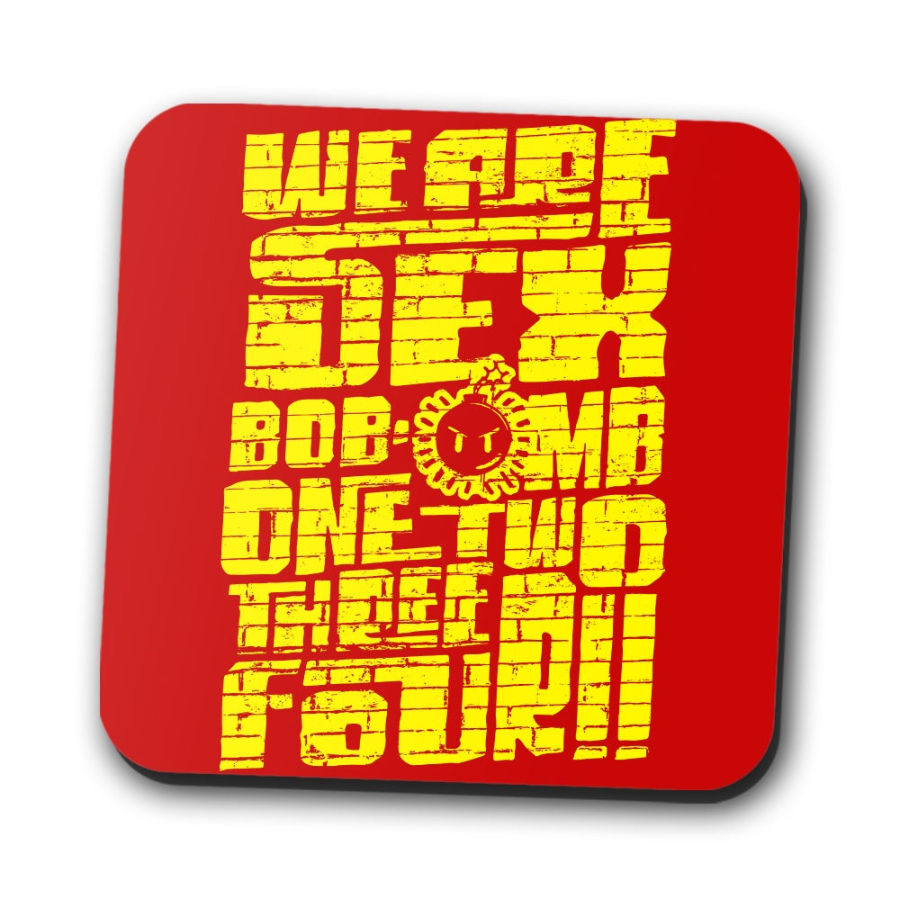 Bob-omb-Wall-Art - Coasters