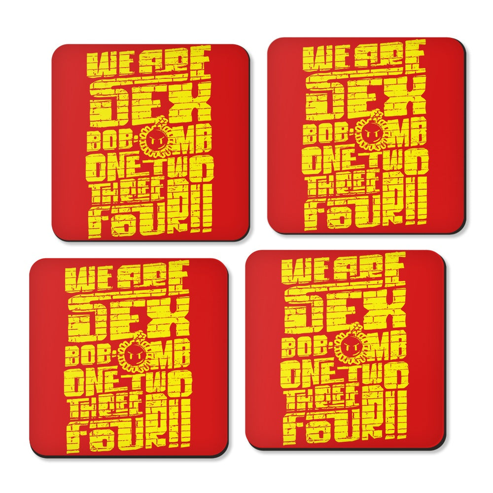 Bob-omb-Wall-Art - Coasters