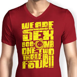 Bob-omb-Wall-Art - Men's V-Neck