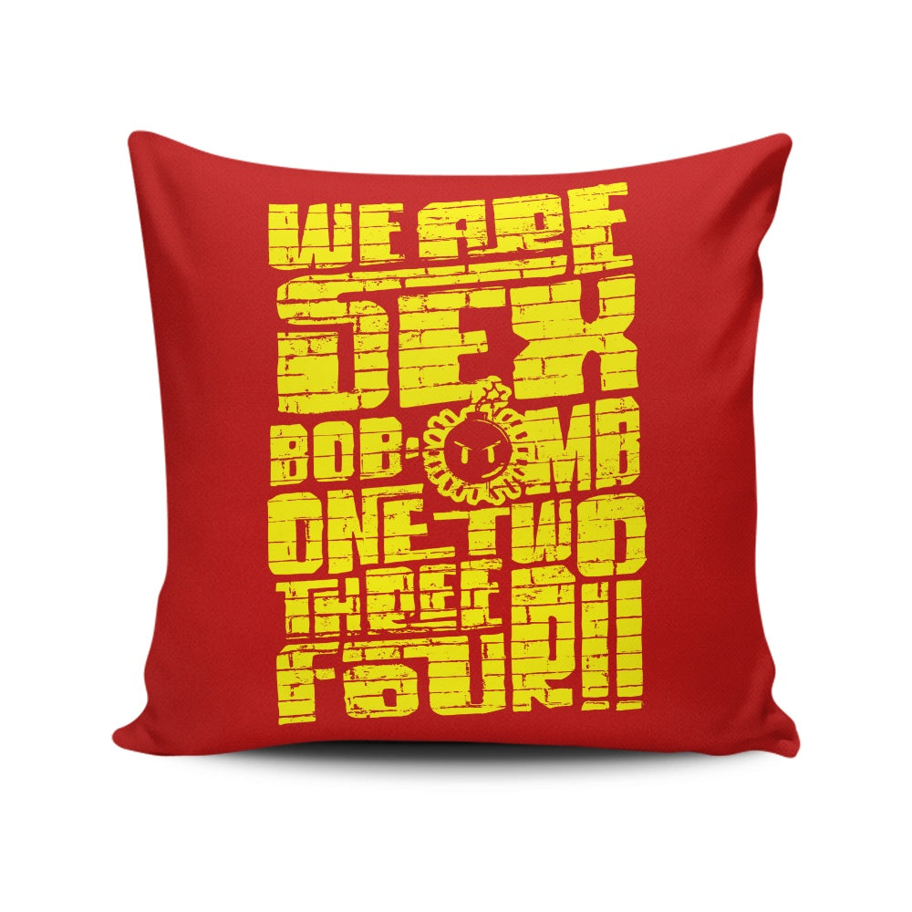 Bob-omb-Wall-Art - Throw Pillow