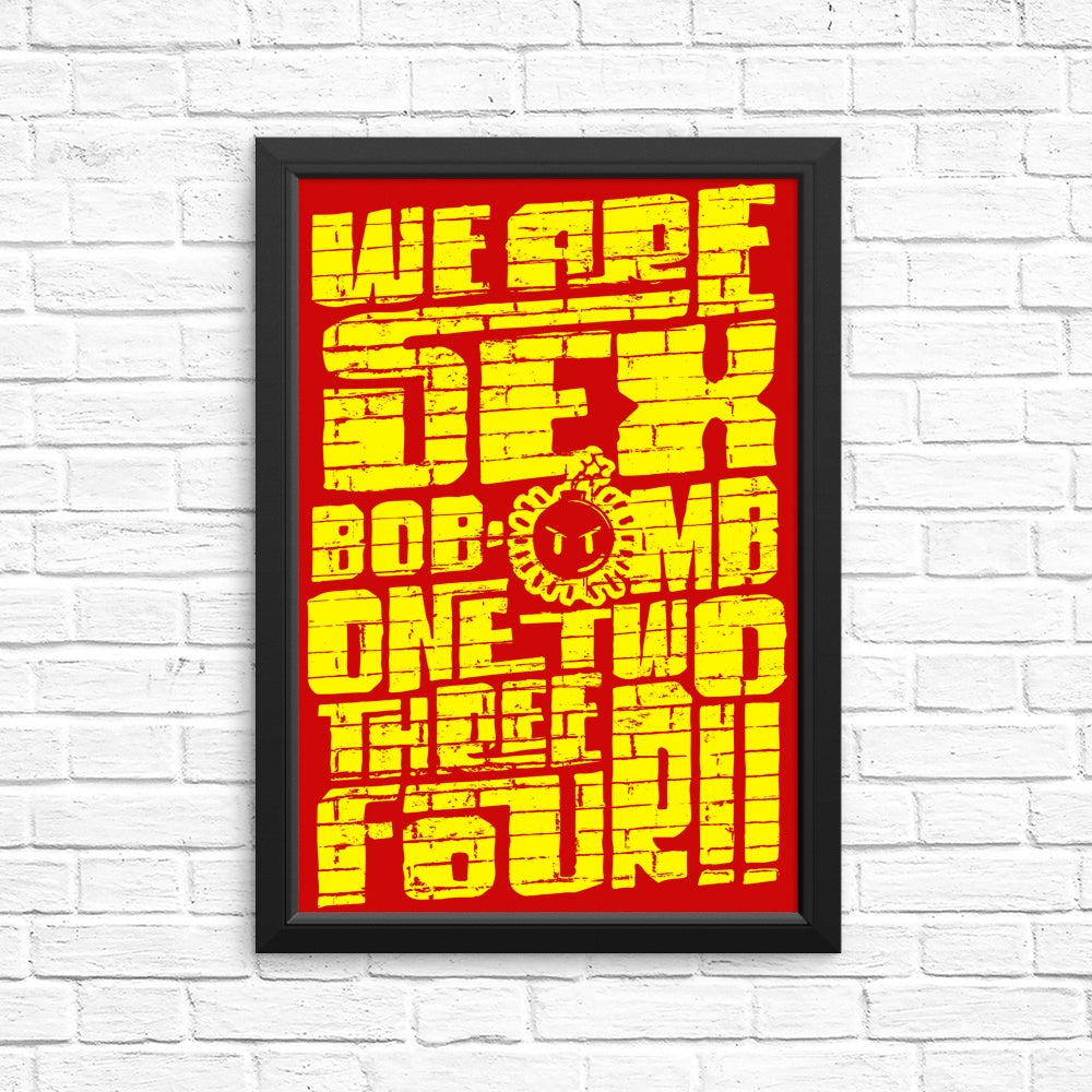 Bob-omb-Wall-Art - Posters & Prints