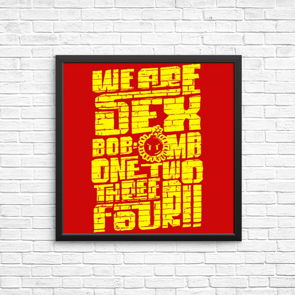 Bob-omb-Wall-Art - Posters & Prints