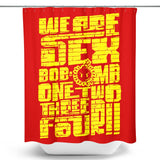 Bob-omb-Wall-Art - Shower Curtain