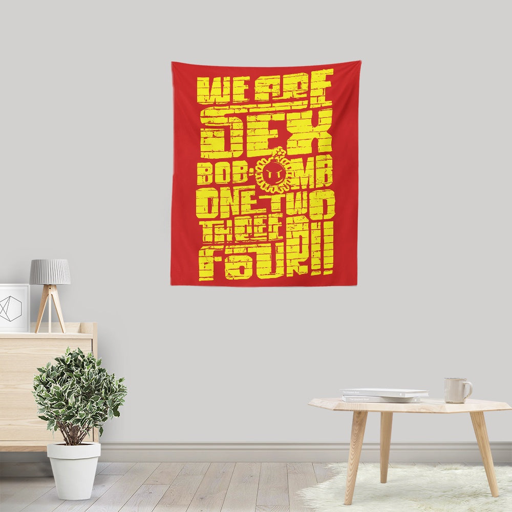 Bob-omb-Wall-Art - Wall Tapestry