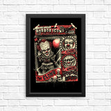 Bobble Clown - Posters & Prints