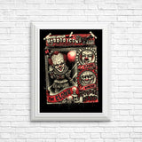 Bobble Clown - Posters & Prints