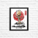 Bonsai Groot - Posters & Prints