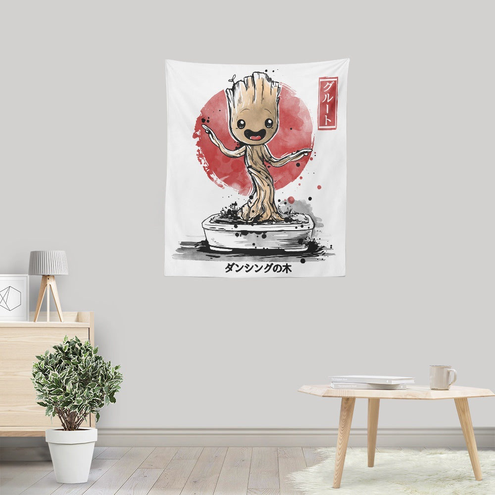 Bonsai Groot - Wall Tapestry