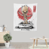 Bonsai Groot - Wall Tapestry