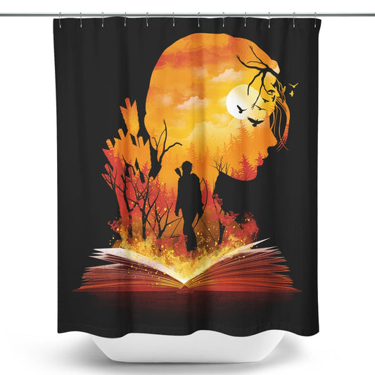 Book of Dystopia - Shower Curtain