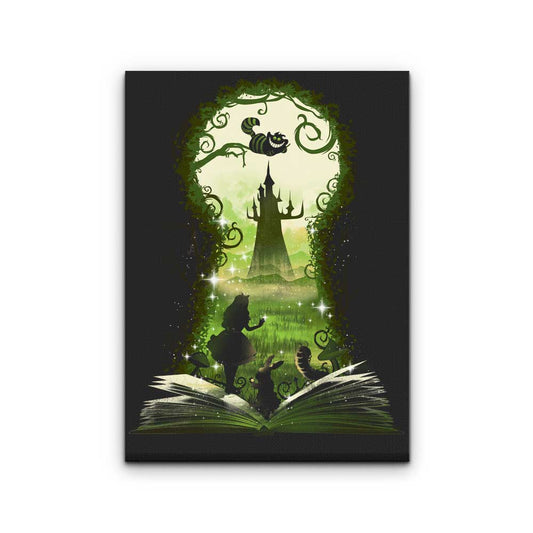 Book of Wonderland - Canvas Print