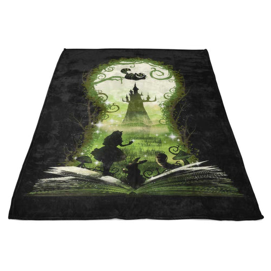 Book of Wonderland - Fleece Blanket