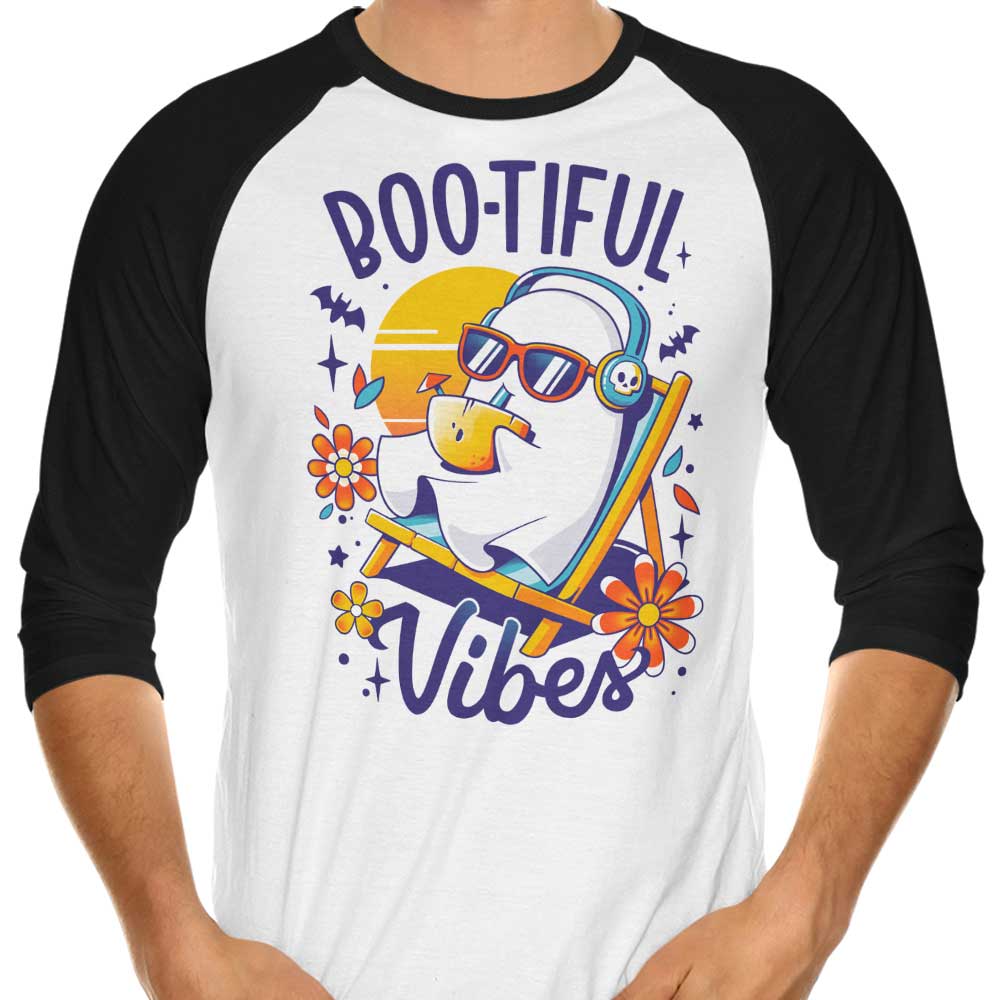 Bootiful Vibes - 3/4 Sleeve Raglan T-Shirt