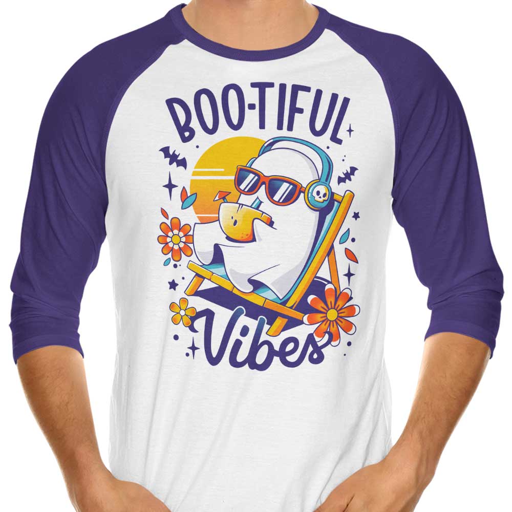 Bootiful Vibes - 3/4 Sleeve Raglan T-Shirt