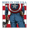 Born in the USA - 3/4 Sleeve Raglan T-Shirt