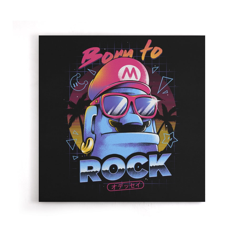 Born to Rock - Canvas Print