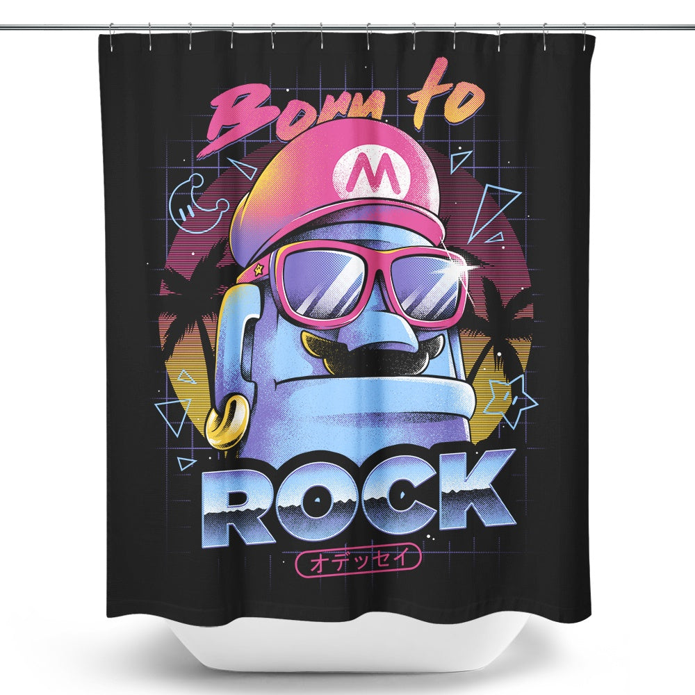 Born to Rock - Shower Curtain