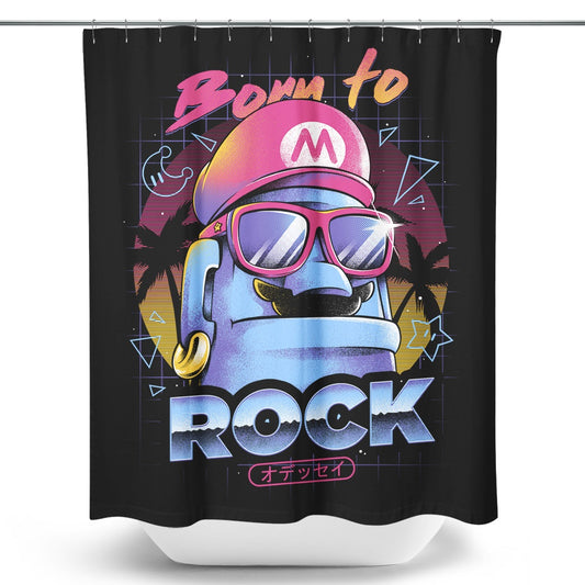 Born to Rock - Shower Curtain