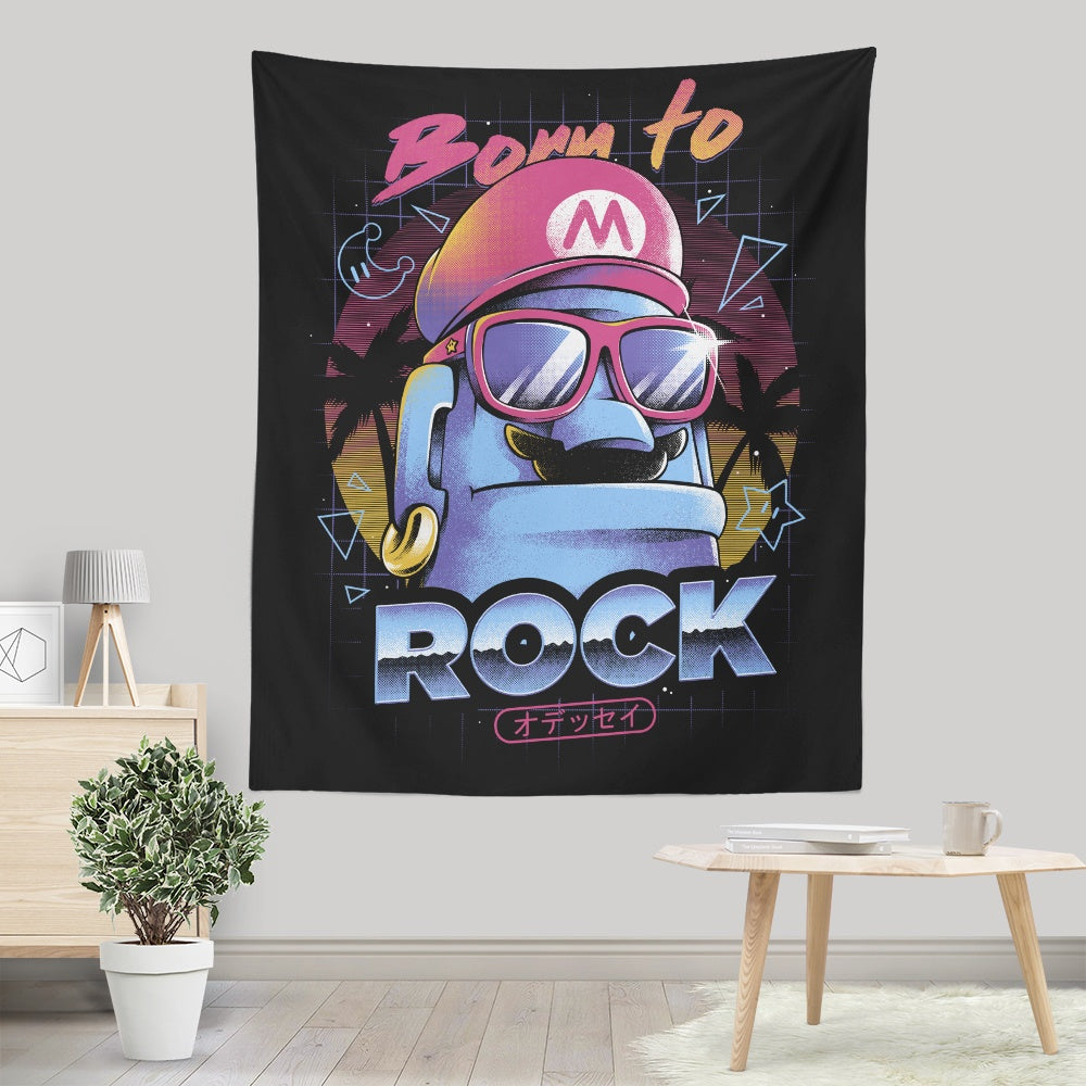 Born to Rock - Wall Tapestry