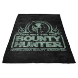 Bounty Hunter for Hire - Fleece Blanket