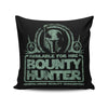 Bounty Hunter for Hire - Throw Pillow