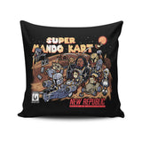 Bounty Hunter Kart - Throw Pillow