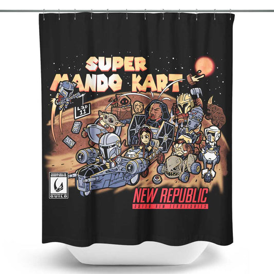 Bounty Hunter Kart - Shower Curtain