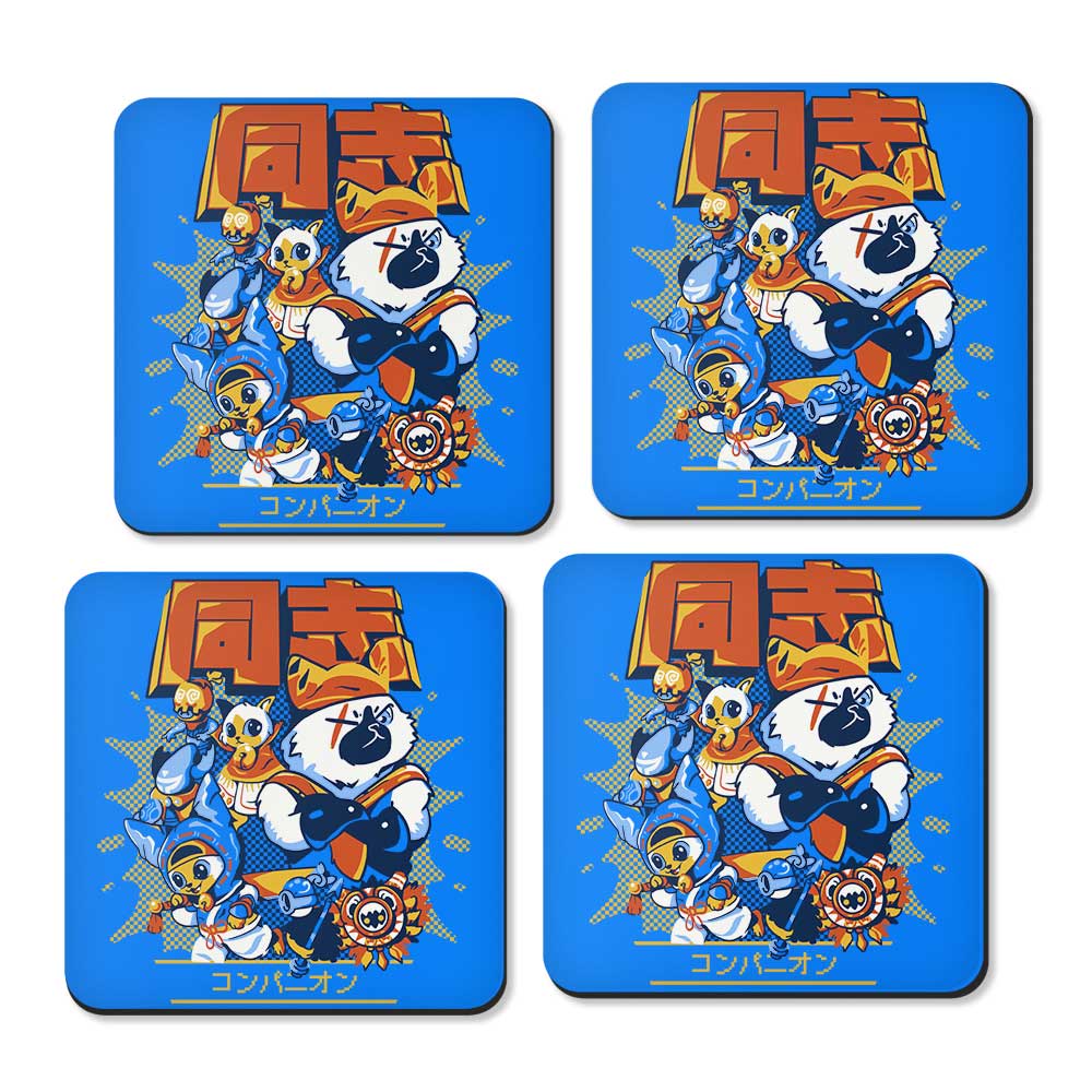 Brave Companions - Coasters