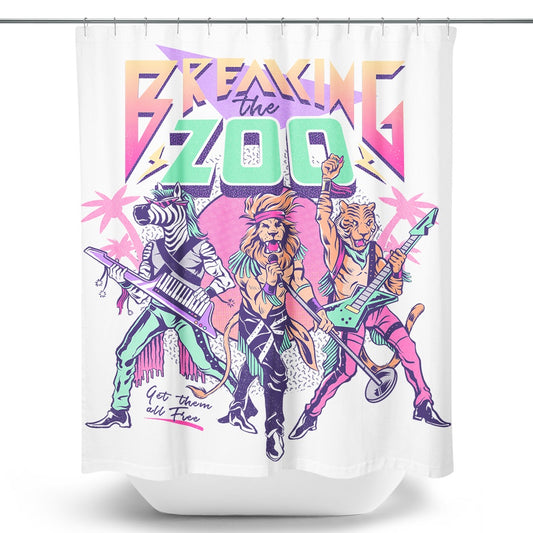Breaking the Zoo - Shower Curtain