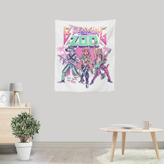 Breaking the Zoo - Wall Tapestry