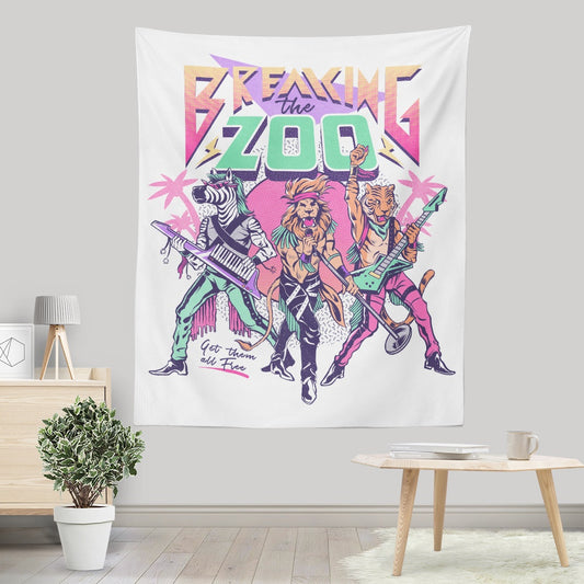 Breaking the Zoo - Wall Tapestry