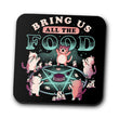 Bring All the Food - Coasters