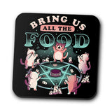 Bring All the Food - Coasters