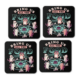 Bring All the Food - Coasters