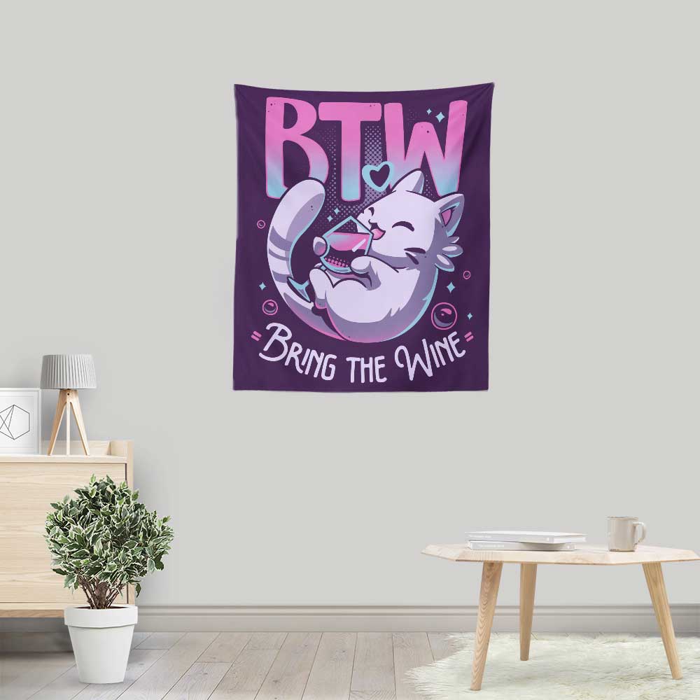 Bring the Wine - Wall Tapestry