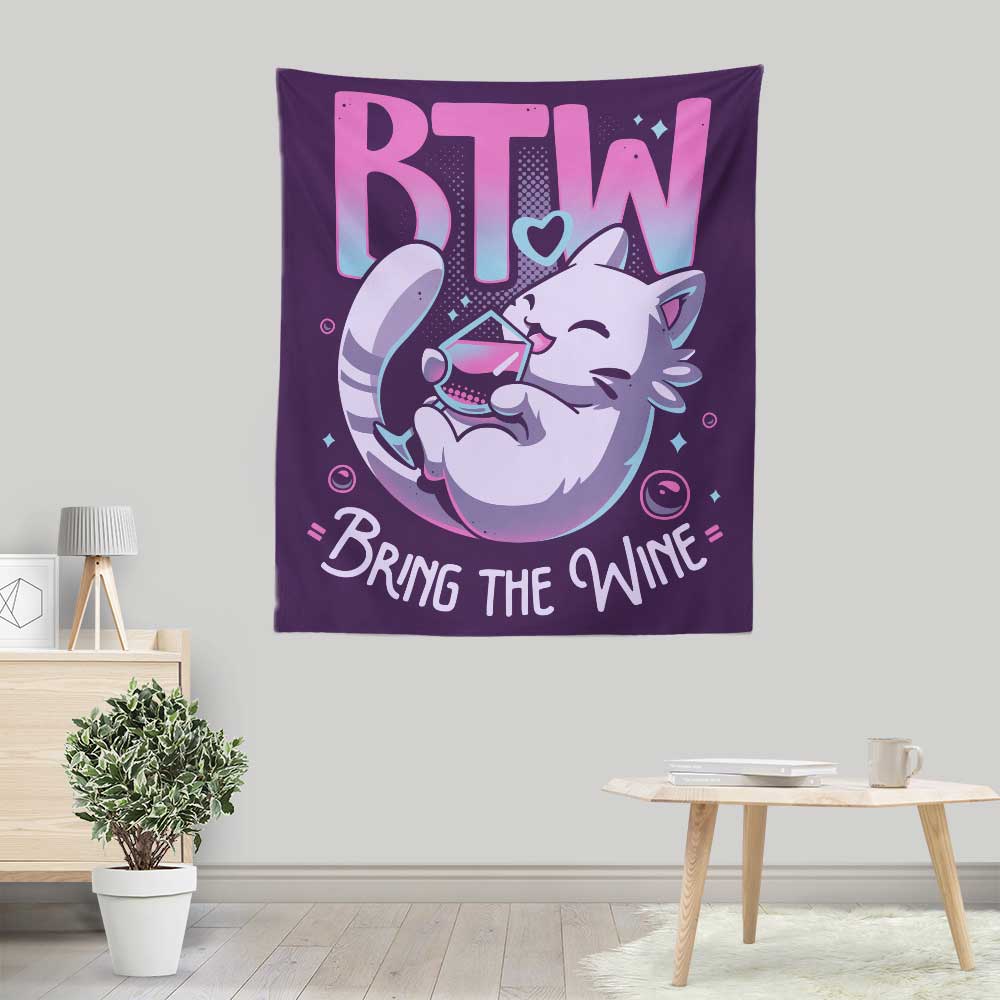 Bring the Wine - Wall Tapestry